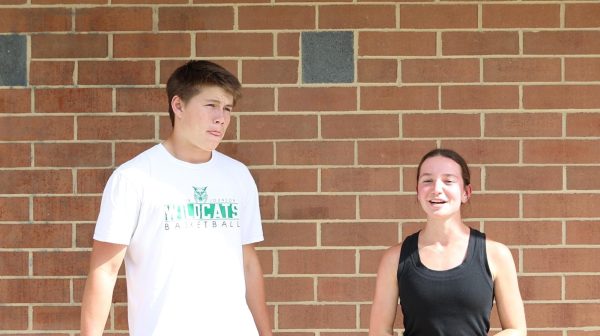 Pregame homecoming football interviews